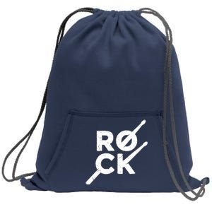 Rock Music Drum Sweatshirt Cinch Pack Bag