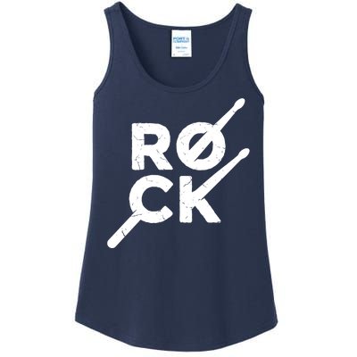 Rock Music Drum Ladies Essential Tank