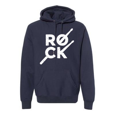 Rock Music Drum Premium Hoodie