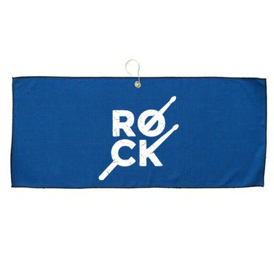 Rock Music Drum Large Microfiber Waffle Golf Towel