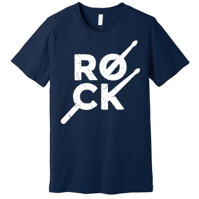 Rock Music Drum Premium T-Shirt