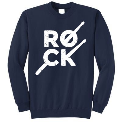 Rock Music Drum Tall Sweatshirt