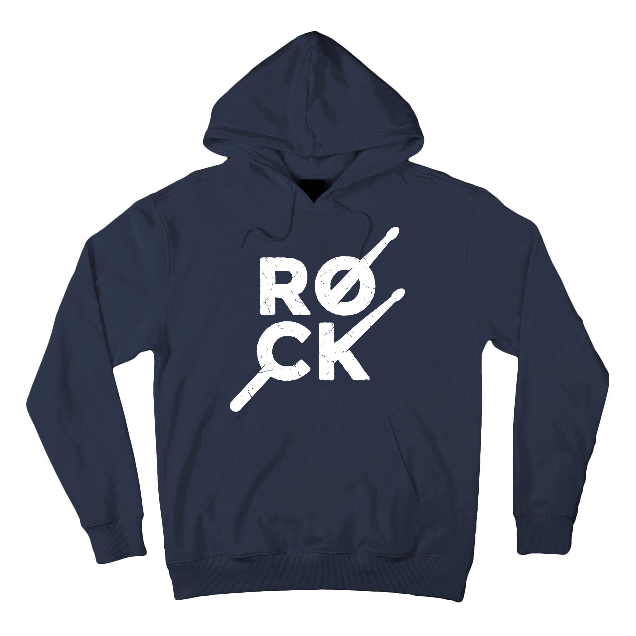 Rock Music Drum Tall Hoodie