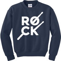 Rock Music Drum Kids Sweatshirt