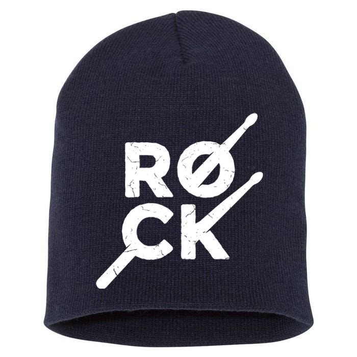 Rock Music Drum Short Acrylic Beanie