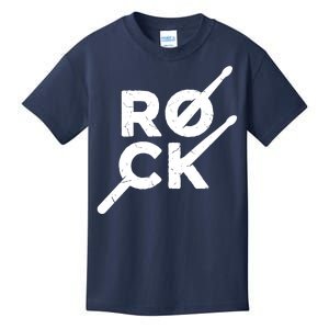 Rock Music Drum Kids T-Shirt