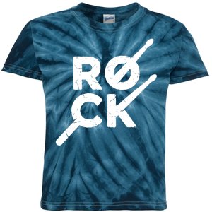 Rock Music Drum Kids Tie-Dye T-Shirt