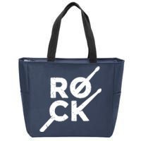 Rock Music Drum Zip Tote Bag