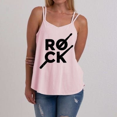 Rock Music Drum Women's Strappy Tank