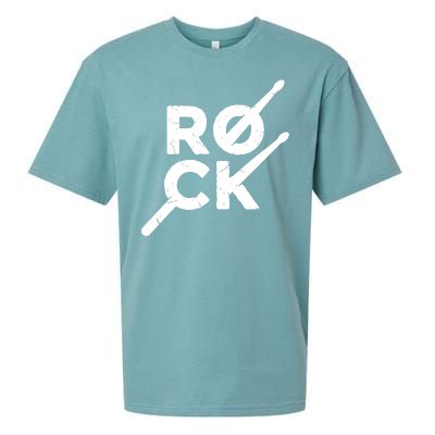 Rock Music Drum Sueded Cloud Jersey T-Shirt