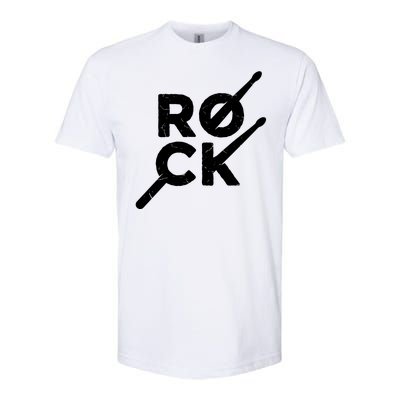 Rock Music Drum Softstyle® CVC T-Shirt