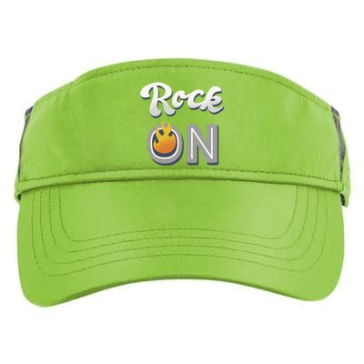 Rock On Flame Adult Drive Performance Visor