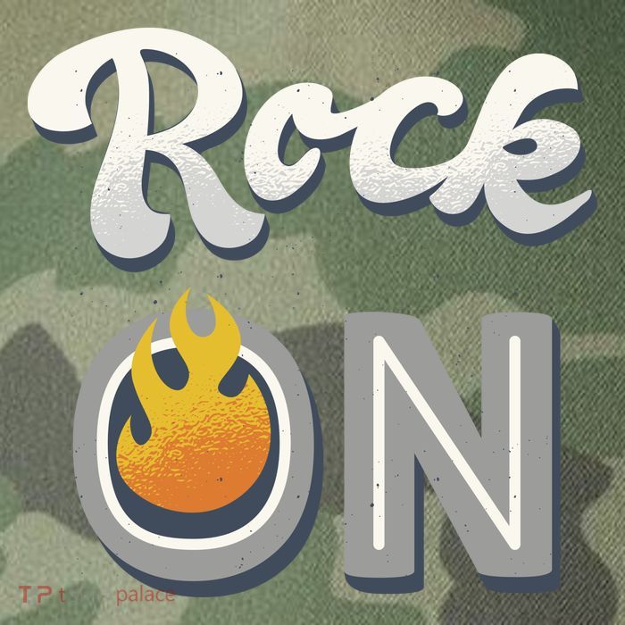 Rock On Flame Legacy Tie Dye Trucker Hat