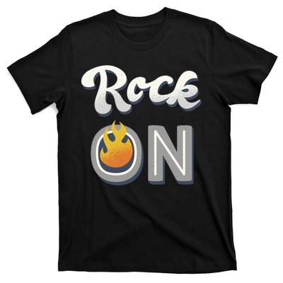 Rock On Flame T-Shirt