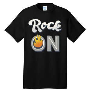 Rock On Flame Tall T-Shirt