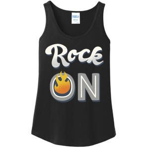 Rock On Flame Ladies Essential Tank