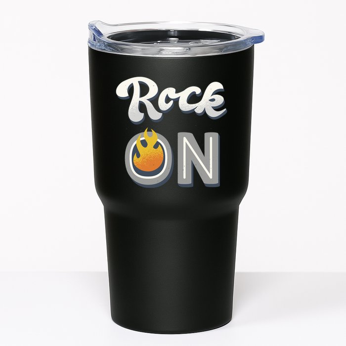 Rock On Flame Tumbler