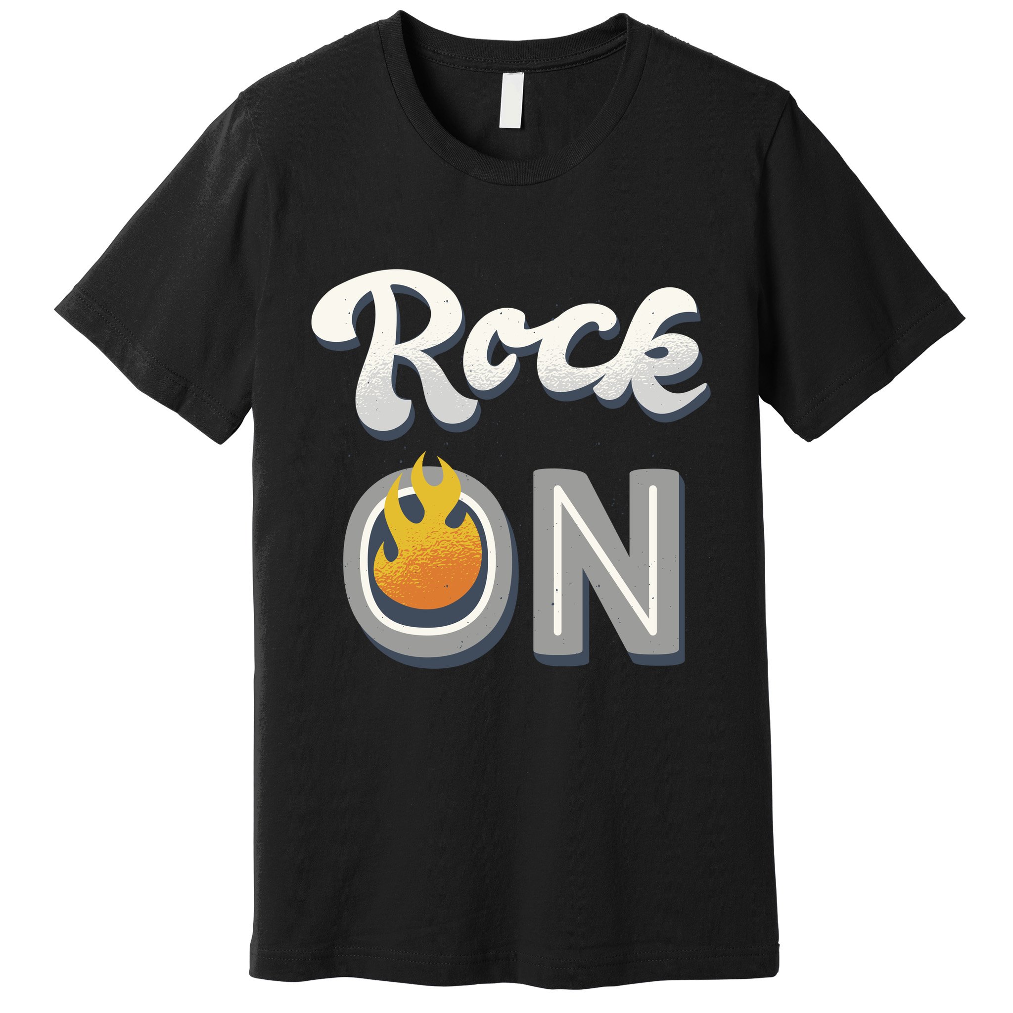 Rock On Flame Premium T-Shirt