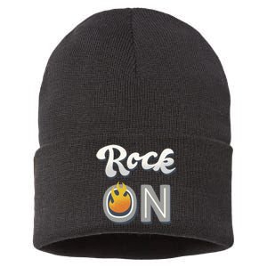 Rock On Flame Sustainable Knit Beanie