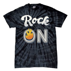 Rock On Flame Tie-Dye T-Shirt