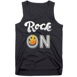 Rock On Flame Tank Top