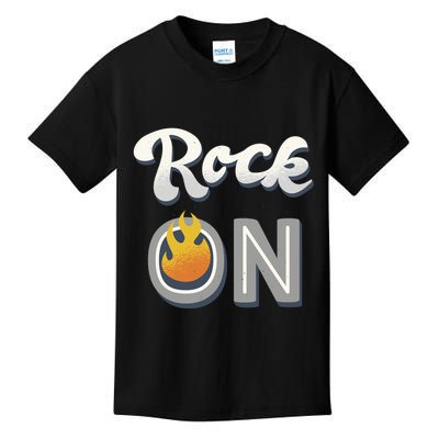 Rock On Flame Kids T-Shirt
