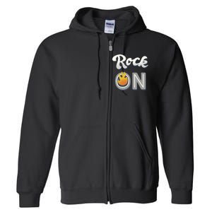 Rock On Flame Full Zip Hoodie