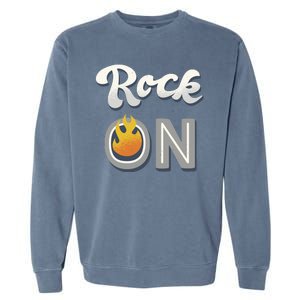 Rock On Flame Garment-Dyed Sweatshirt