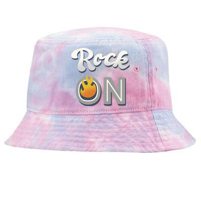 Rock On Flame Tie-Dyed Bucket Hat