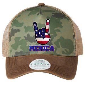 Rock On Merica Legacy Tie Dye Trucker Hat