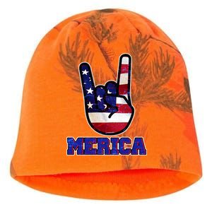 Rock On Merica Kati - Camo Knit Beanie