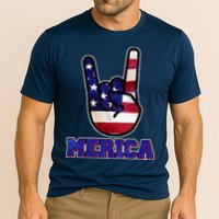 Rock On Merica Cooling Performance Crew T-Shirt