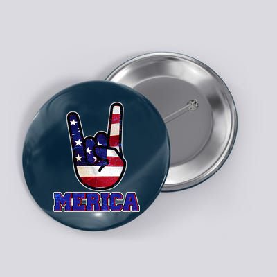 Rock On Merica Button