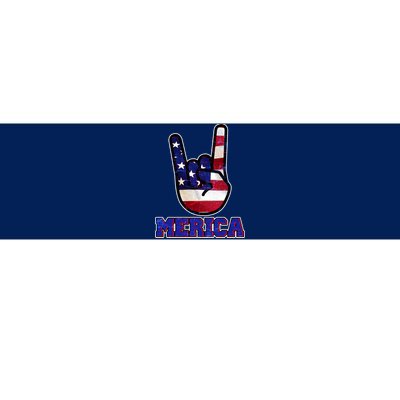 Rock On Merica Bumper Sticker