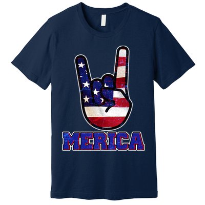 Rock On Merica Premium T-Shirt