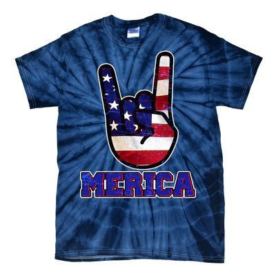 Rock On Merica Tie-Dye T-Shirt