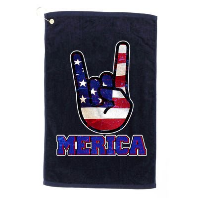 Rock On Merica Golf Towel