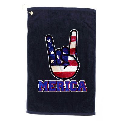 Rock On Merica Platinum Collection Golf Towel