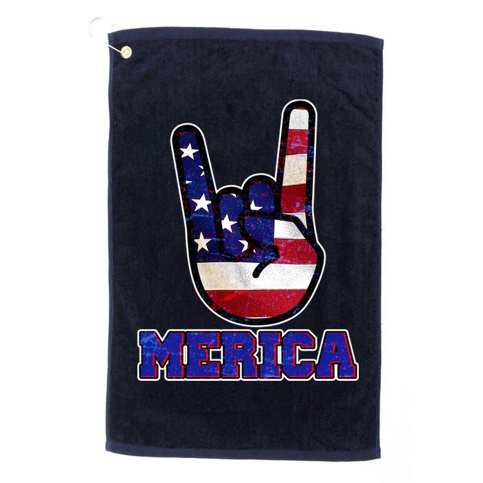Rock On Merica Golf Towel