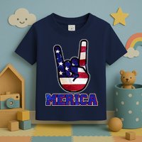 Rock On Merica Toddler T-Shirt