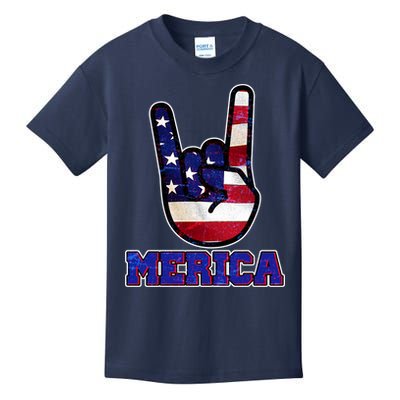 Rock On Merica Kids T-Shirt