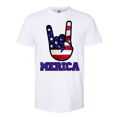 Rock On Merica Softstyle® CVC T-Shirt