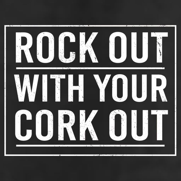 Rock Out With Your Cork Out Golf Towel