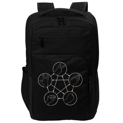 Rock Paper Scissors Lizard Spock Impact Tech Backpack