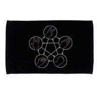 Rock Paper Scissors Lizard Spock Microfiber Hand Towel