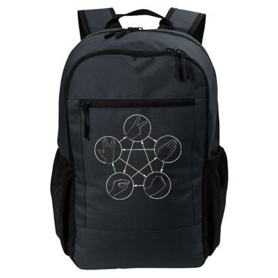 Rock Paper Scissors Lizard Spock Daily Commute Backpack