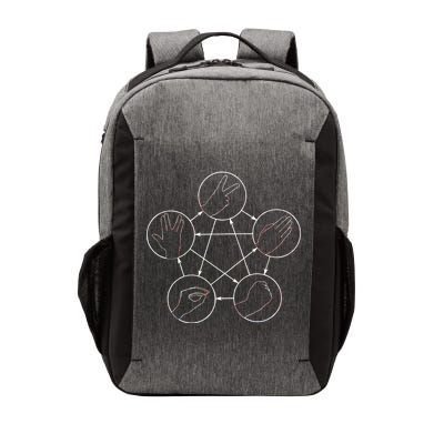 Rock Paper Scissors Lizard Spock Vector Backpack