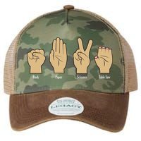 Rock Paper Scissors Table Saw Legacy Tie Dye Trucker Hat