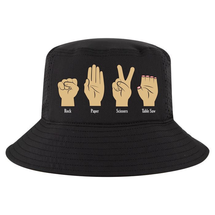Rock Paper Scissors Table Saw Cool Comfort Performance Bucket Hat