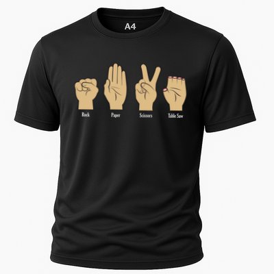 Rock Paper Scissors Table Saw Performance Shirt